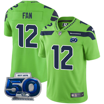 SEA 50th Season Vapor Limited Jersey - Stitched-NQD