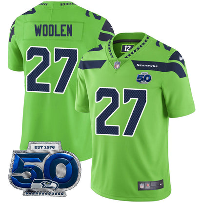 SEA 50th Season Vapor Limited Jersey - Stitched-NQD
