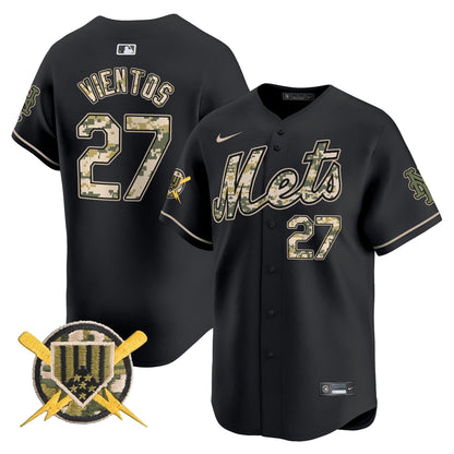 Mets Armed Forces Day Vapor Premier Limited Jersey - All Stitched