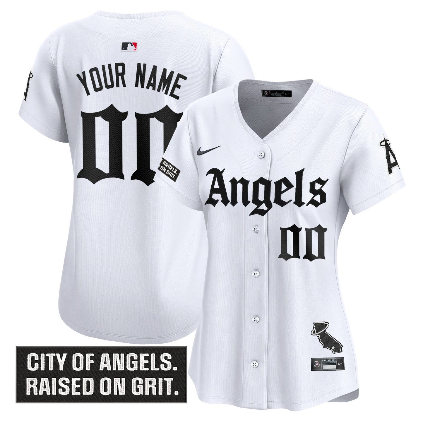 Los Angeles Angels 'Gothic Halo Edition' Vapor Premier Limited Custom Jersey - All Stitched