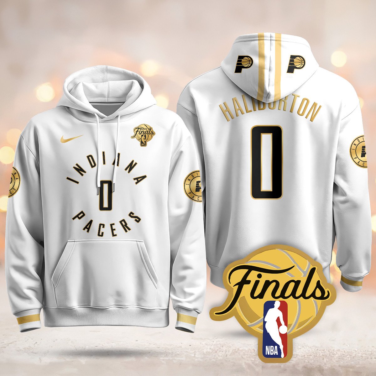 Indiana Pacers Hoodie - Final Patch - All Stitched