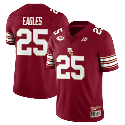 Men's Boston College Eagles Football 2025 Uniforms - All Stitched
