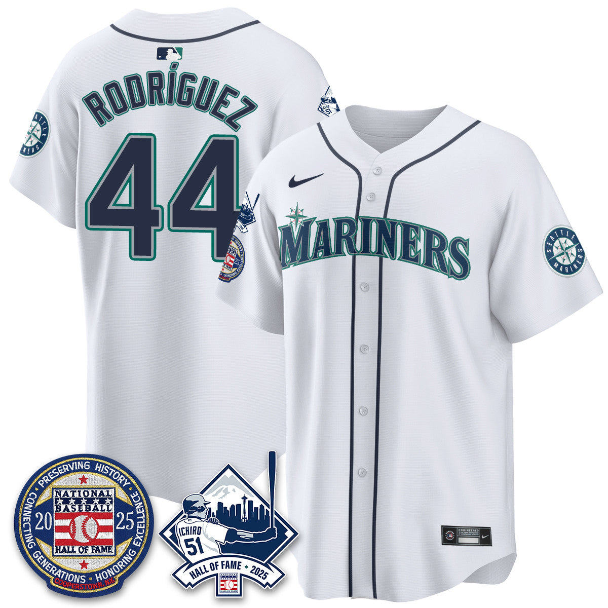 SEA Ichiro Number Retirement Jersey V2 - Stitched-NQD