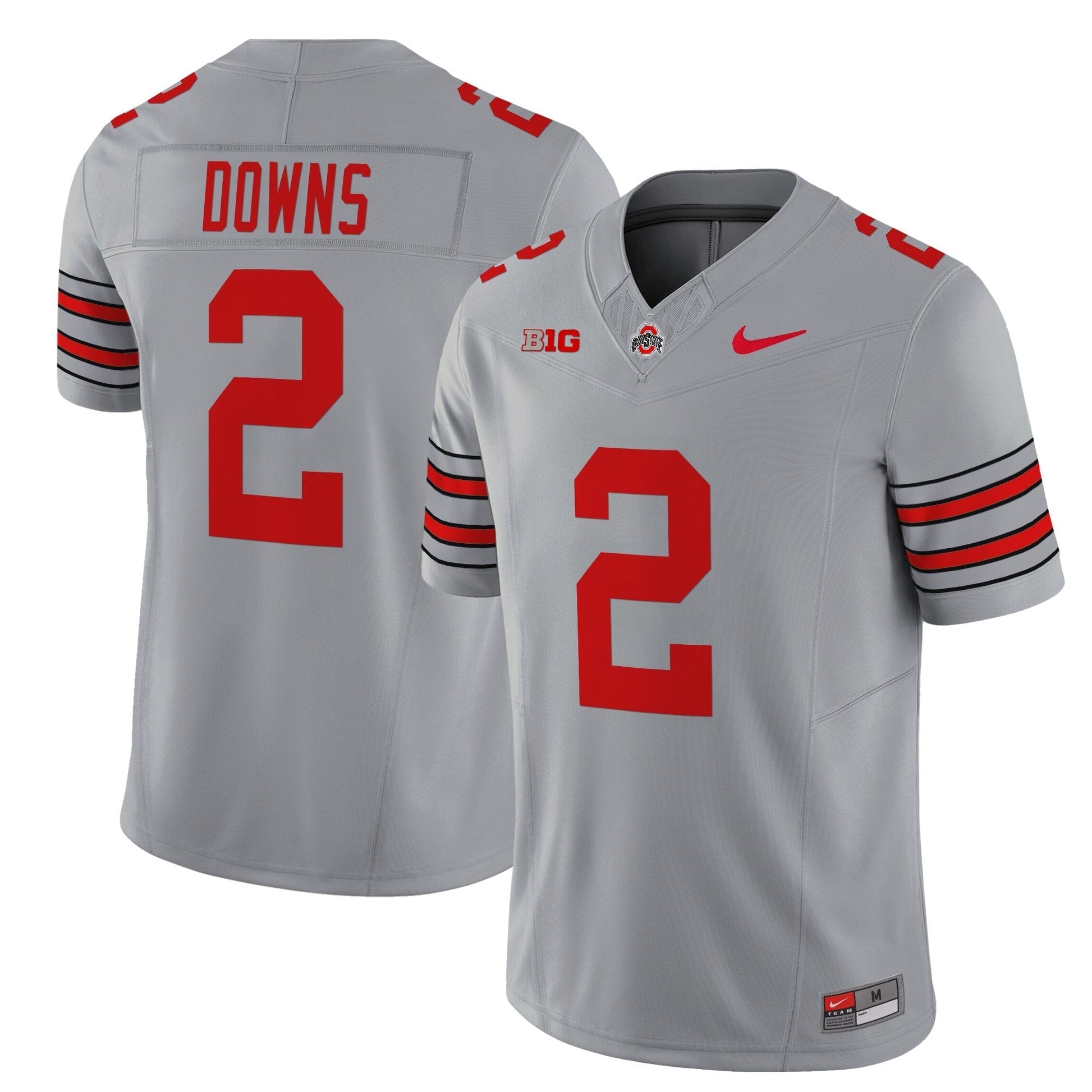 Men's Ohio State Buckeyes 'Heritage Stripe' 2025/26 Vapor Limited Jersey - All Stitched