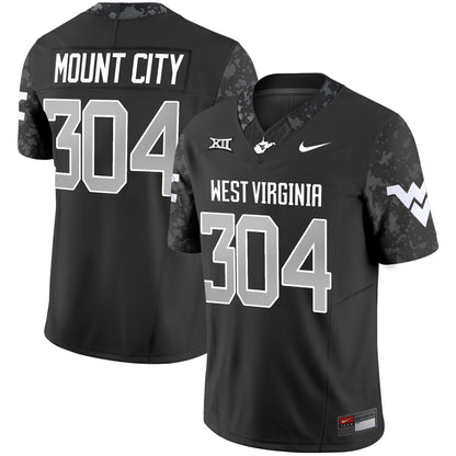 Men's West Virginia Mountaineers 2025 Coal Rush Vapor Limited Jersey - All Stitched