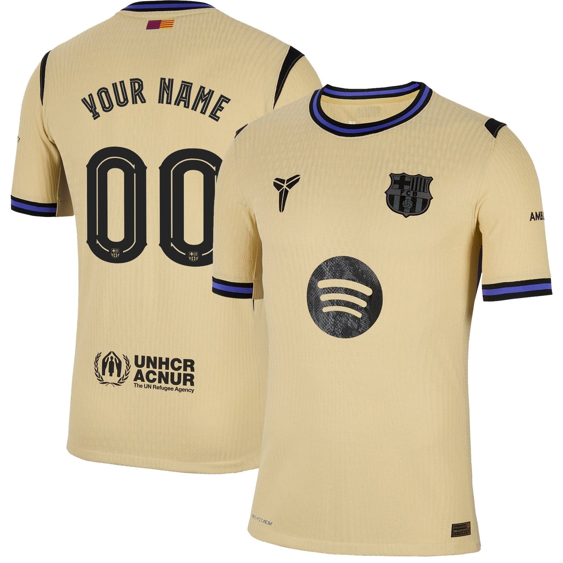 FC Barcelona x Kobe Bryant Edition 2025/26 Limited Custom Jersey
