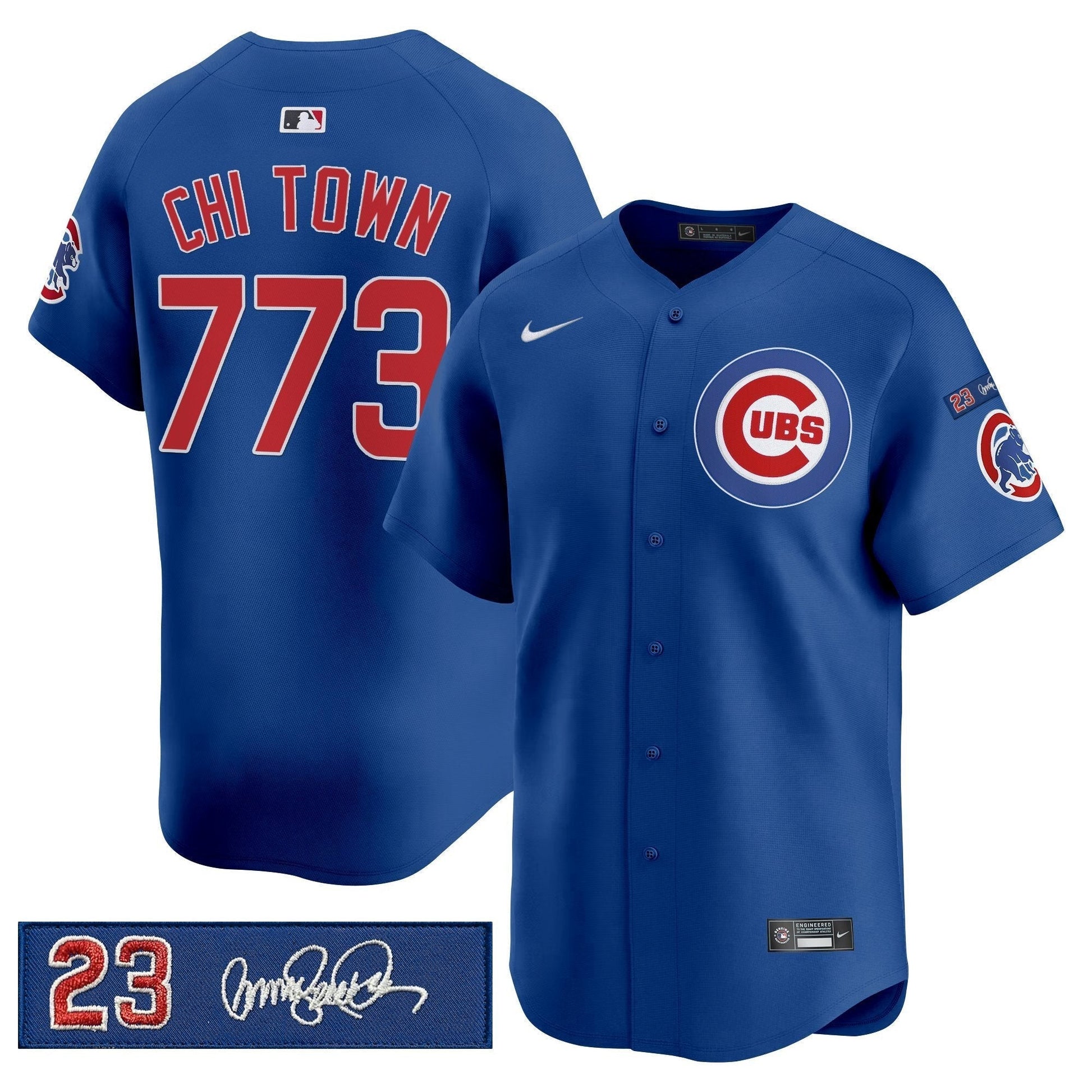 Men's Chicago Cubs 'Ryne Sandberg Tribute' Vapor Premier Limited Jersey V3 - All Stitched