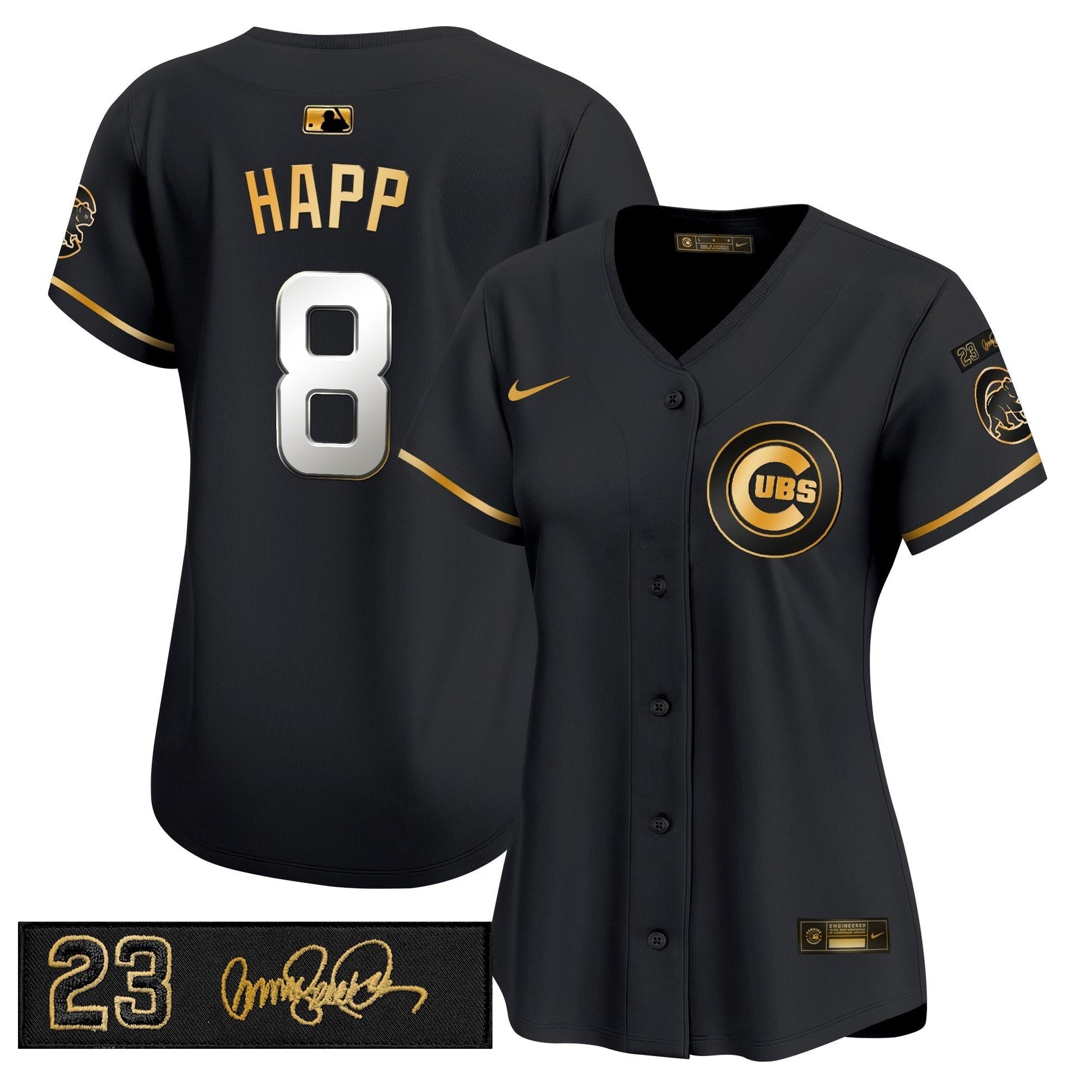 Women's Chicago Cubs 'Ryne Sandberg Tribute' Vapor Premier Limited Jersey V3 - All Stitched