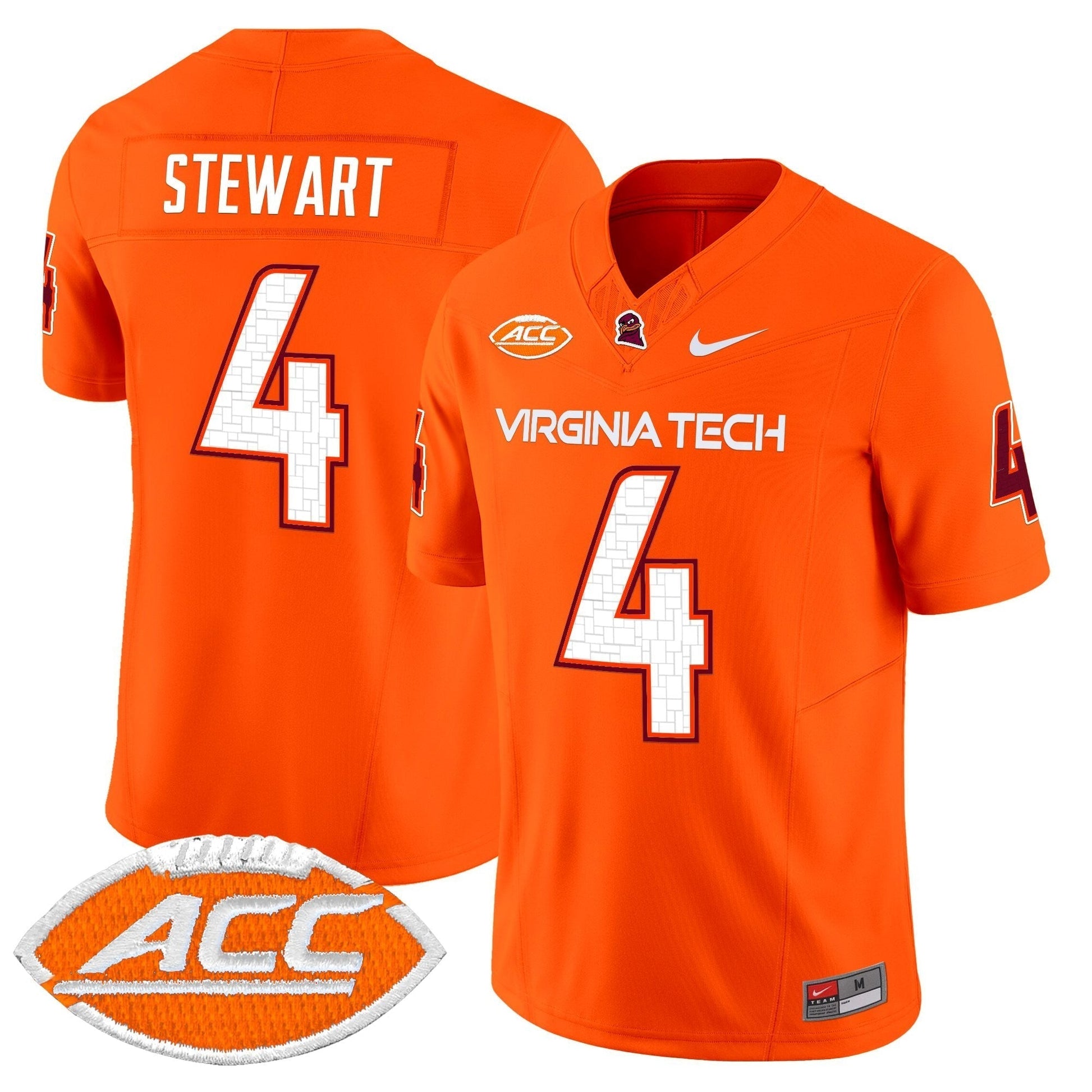Men's Virginia Tech Hokies 2025 Vapor Limited Jersey - All Stitched