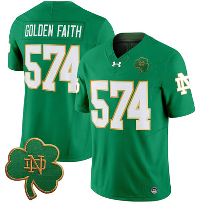 Men's Notre Dame Fighting Irish 2025 Vapor Limited Jersey V3 - All Stitched