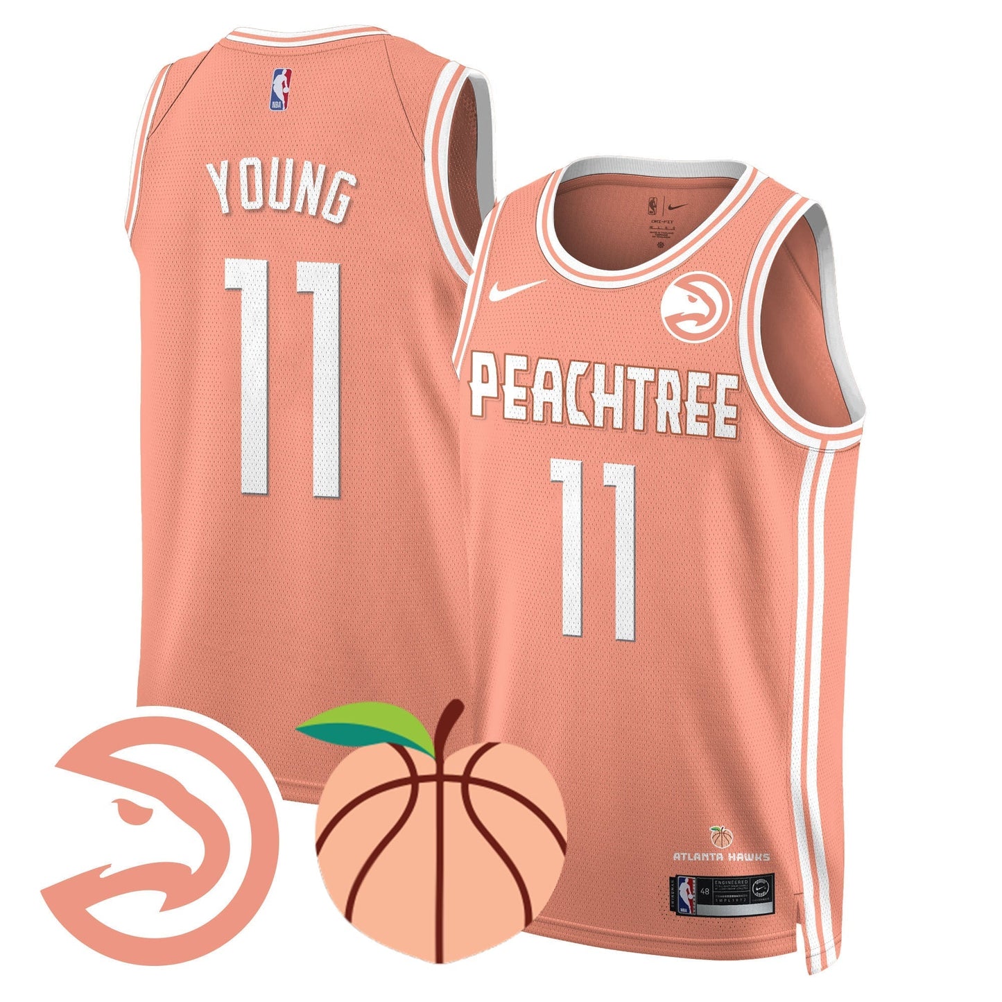 ATL “Peachtree” City Edition Jersey - All Stitched
