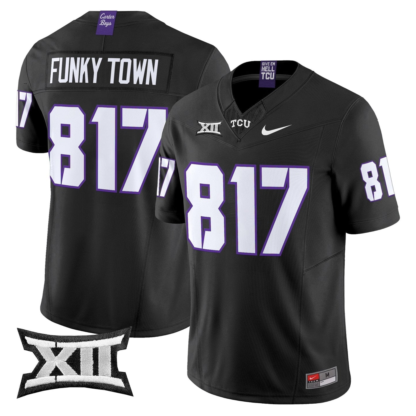Men's TCU Horned Frogs 2025 Vapor Limited Jersey - All stitched