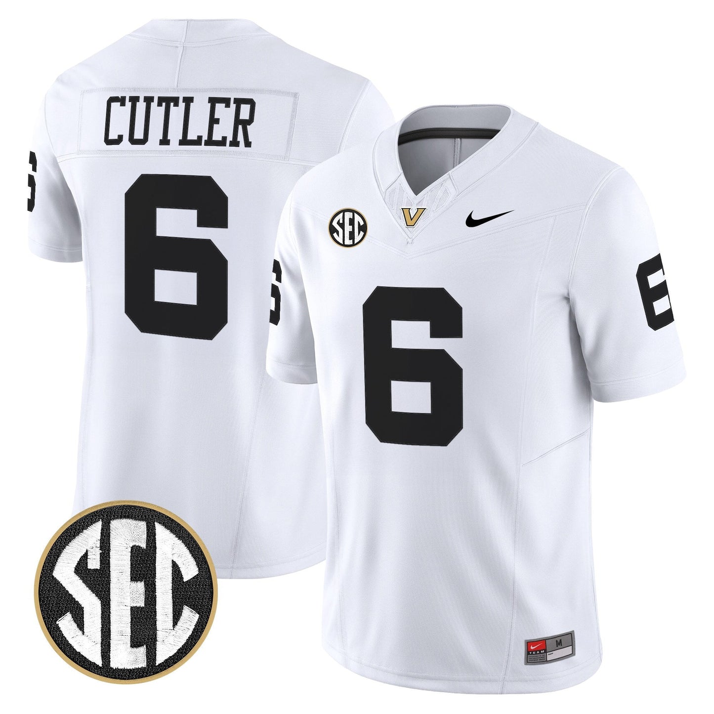 Men's Vanderbilt Commodores 2025 Vapor Limited Jersey - All Stitched