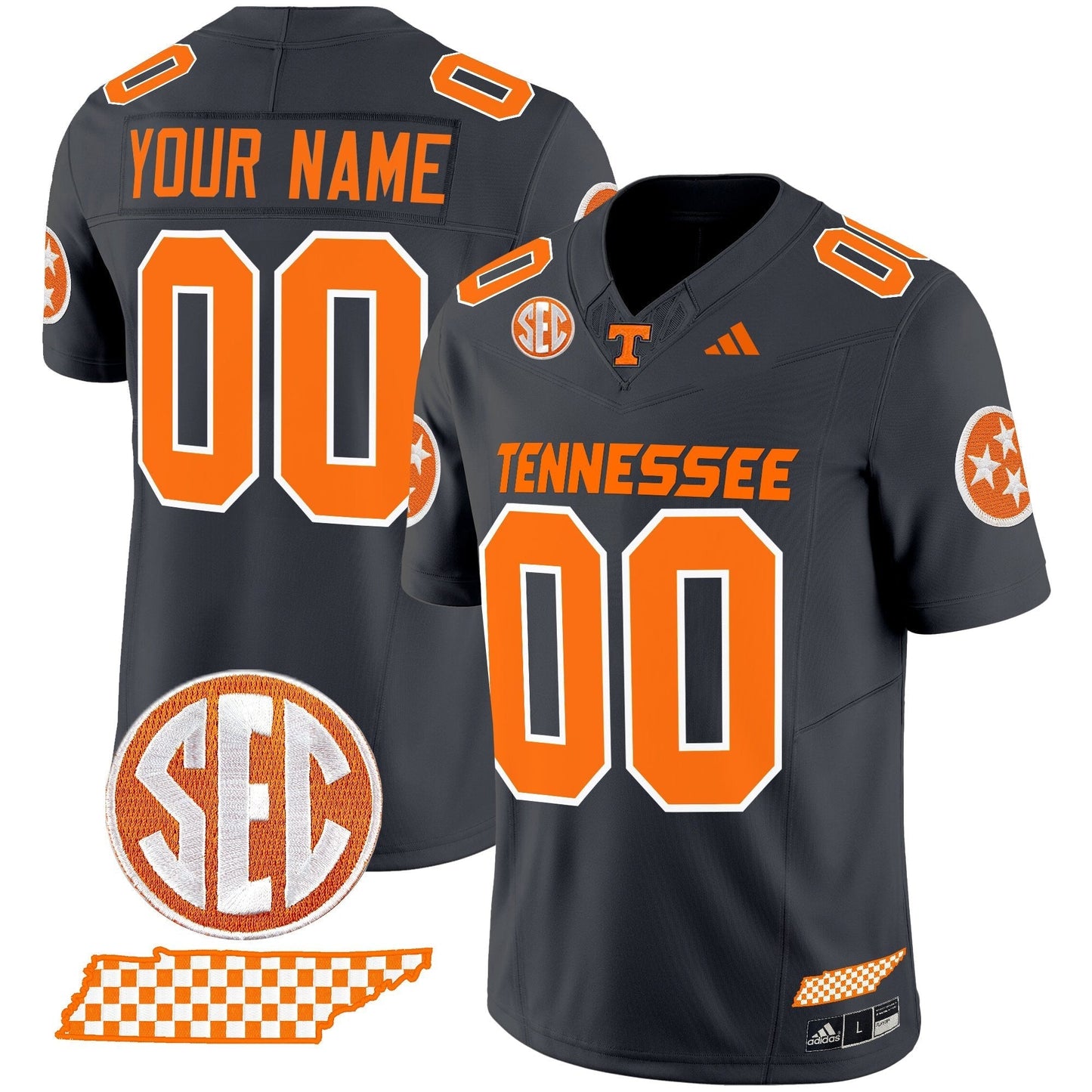 Tennessee Volunteers 2025 Vapor Limited Custom Jersey V2 - All Stitched