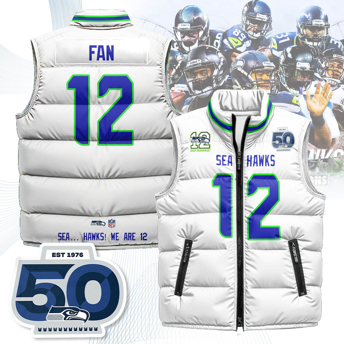 SEA Unisex Puffer Vest