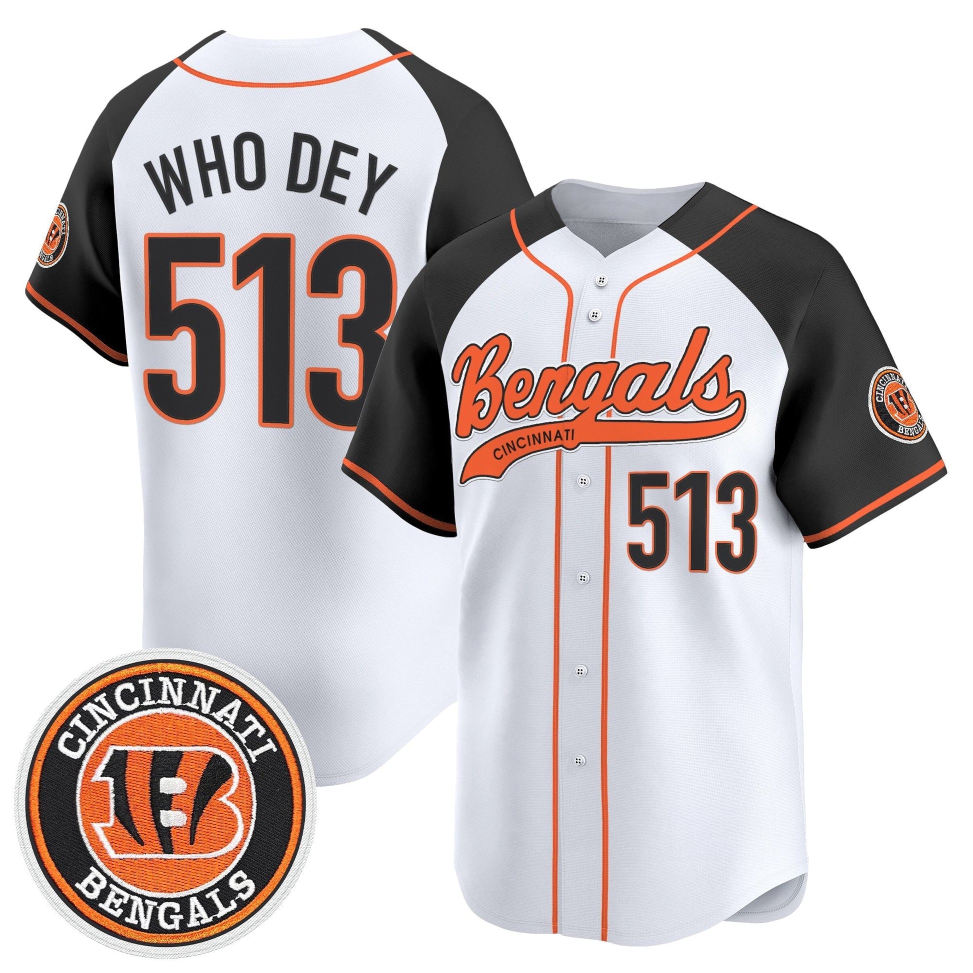 Men's Cincinnati Bengals 2025 Vapor Limited Baseball Jersey - All Stitched