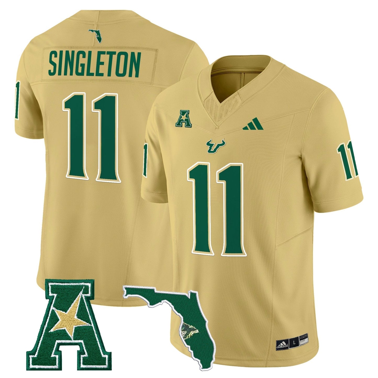 Men's South Florida Bulls 2025 Vapor Limited Jersey - All Stitched