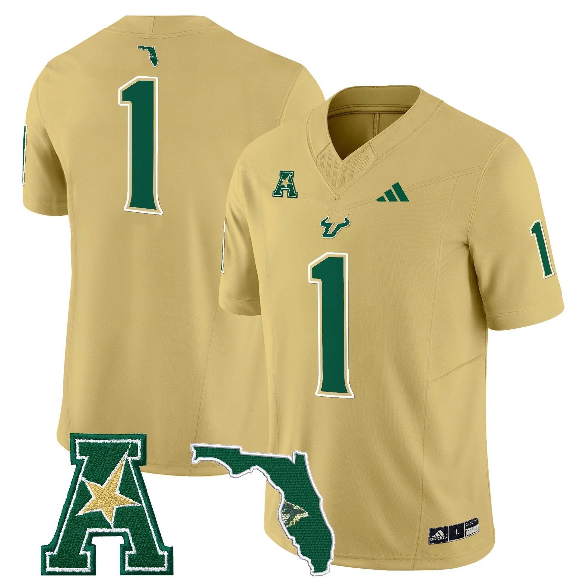 Men's South Florida Bulls 2025 Vapor Limited Jersey - All Stitched