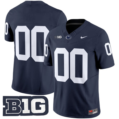 Penn State Nittany Lions 2025 Vapor Limited Custom Jersey V2 - All Stitched