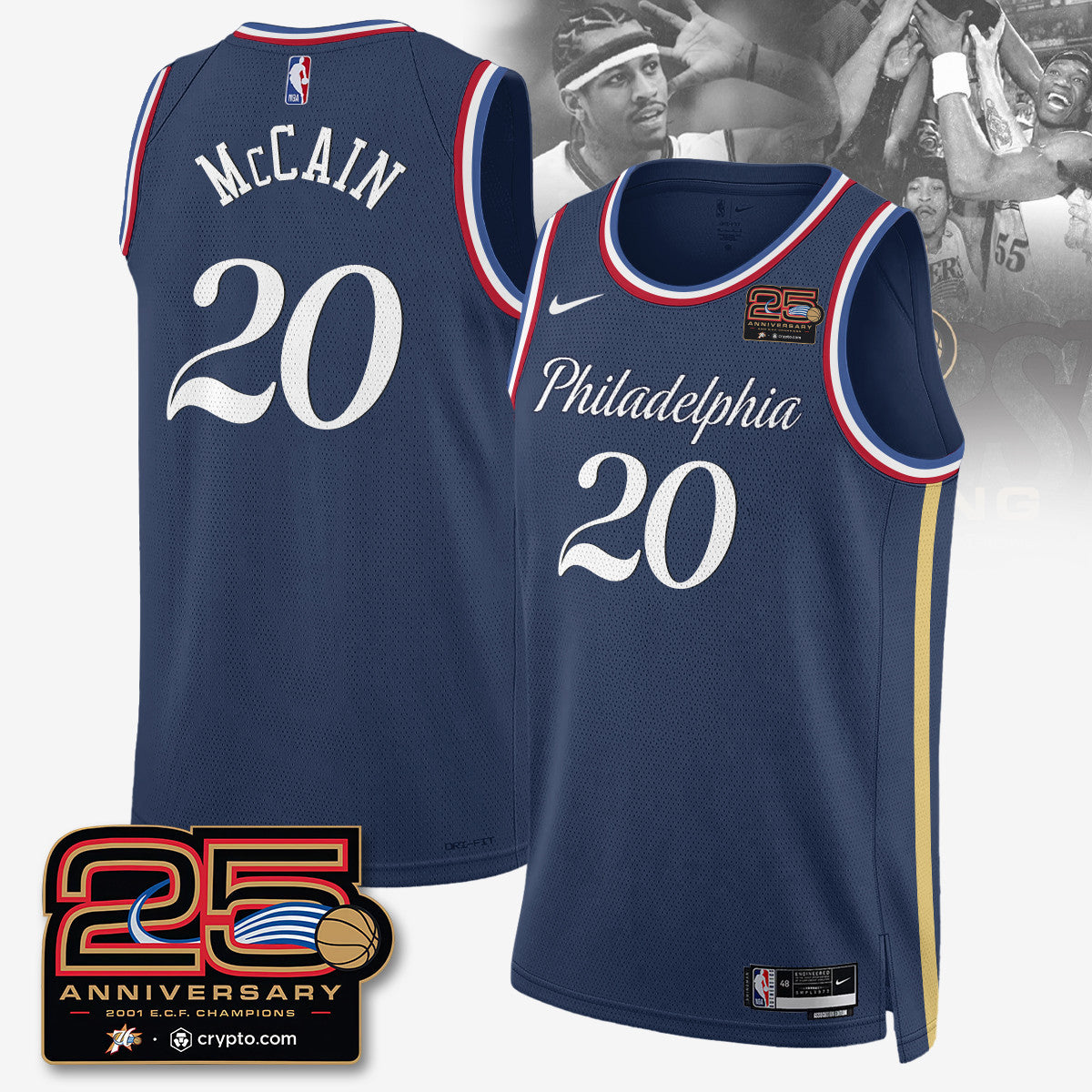 PHI 25th Anniversary Jersey - All Stitched