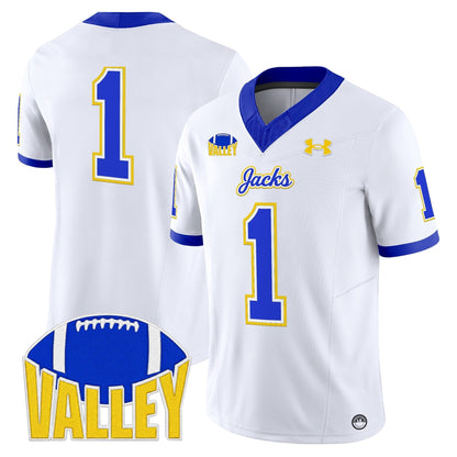 Men's South Dakota State Jackrabbits 2025 Vapor Limited Jersey - All Stitched