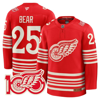 Detroit Red Wings Centennial Season Premium Jersey - All Stitched