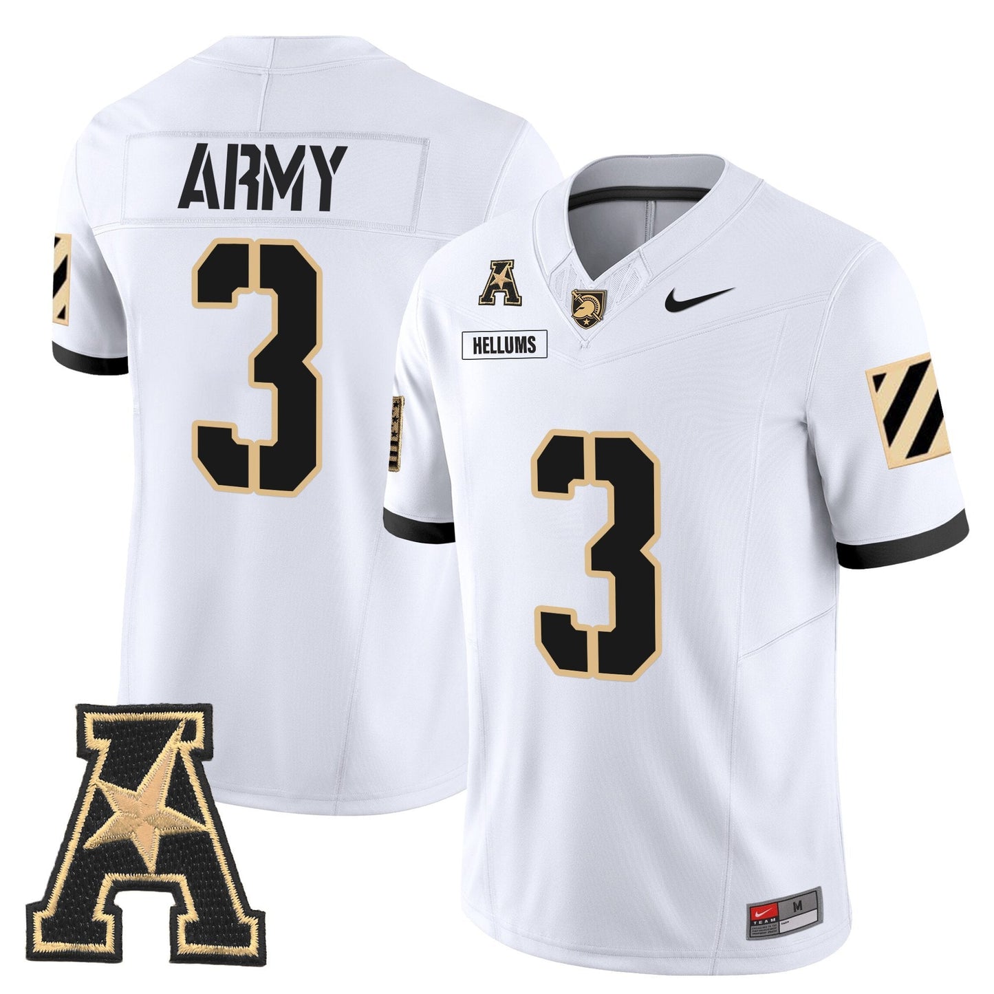 Men's Army Black Knights 2025 Vapor Limited Jersey - All Stitched