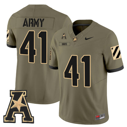 Men's Army Black Knights 2025 Vapor Limited Jersey - All Stitched