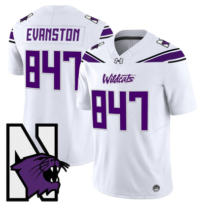 Men's Northwestern Wildcats Honoring ’95 Vapor Limited Jersey - All Stitched
