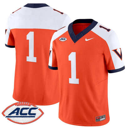 Men's Virginia Cavaliers 1995 Throwbacks Vapor Limited Jersey - All Stitched