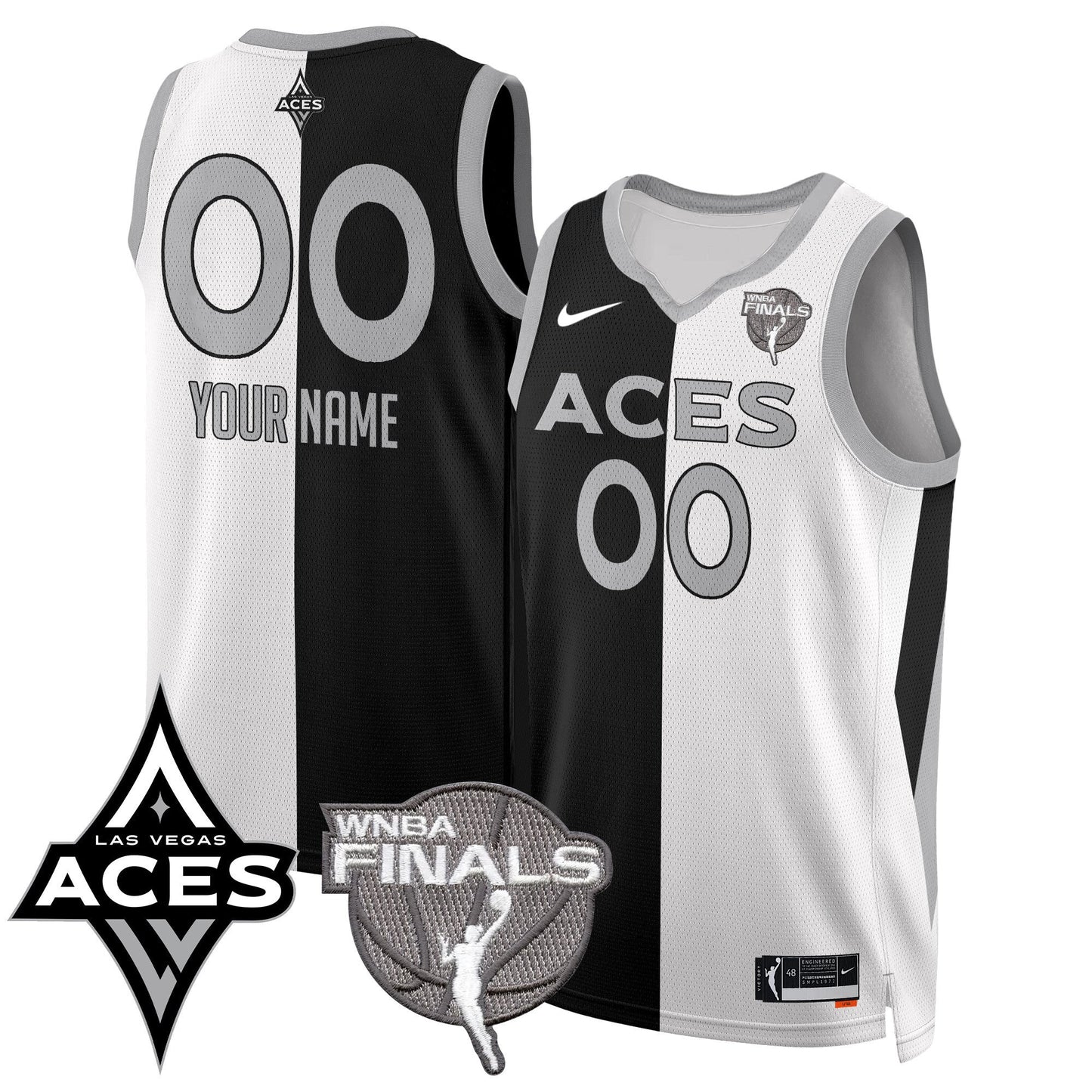 Las Vegas Aces 2025 WNBA Finals Jersey - All Stitched