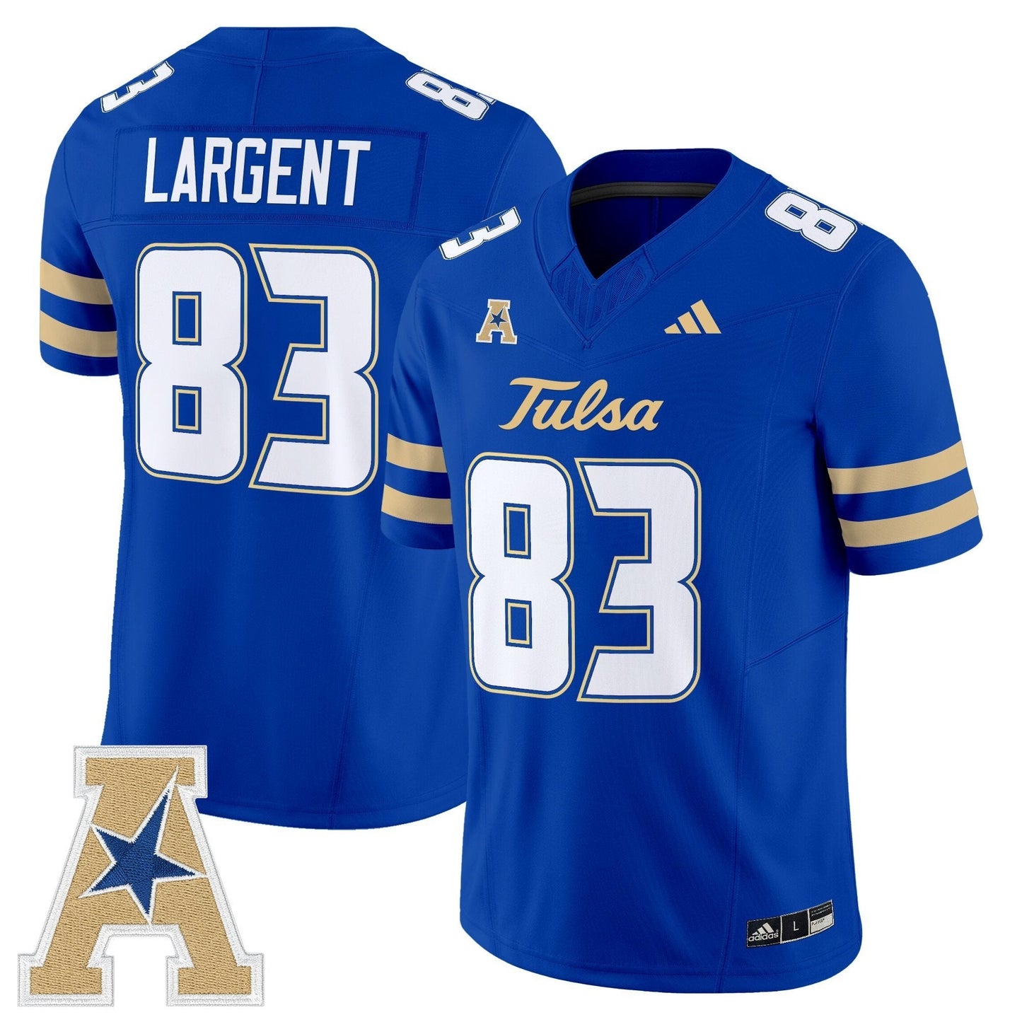 Men's Tulsa Golden Hurricane 2025 Vapor Limited Jersey - All Stitched