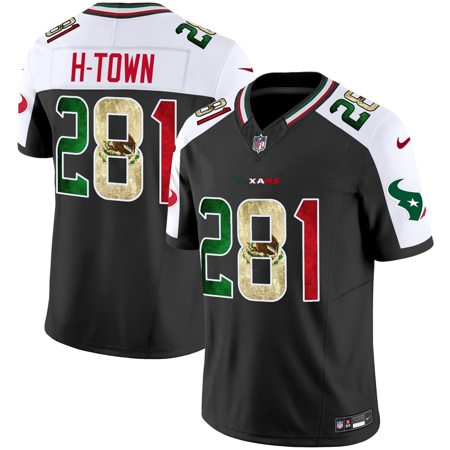Men's Houston Texans 2025 Mexico Vapor Limited Jersey - All Stitched