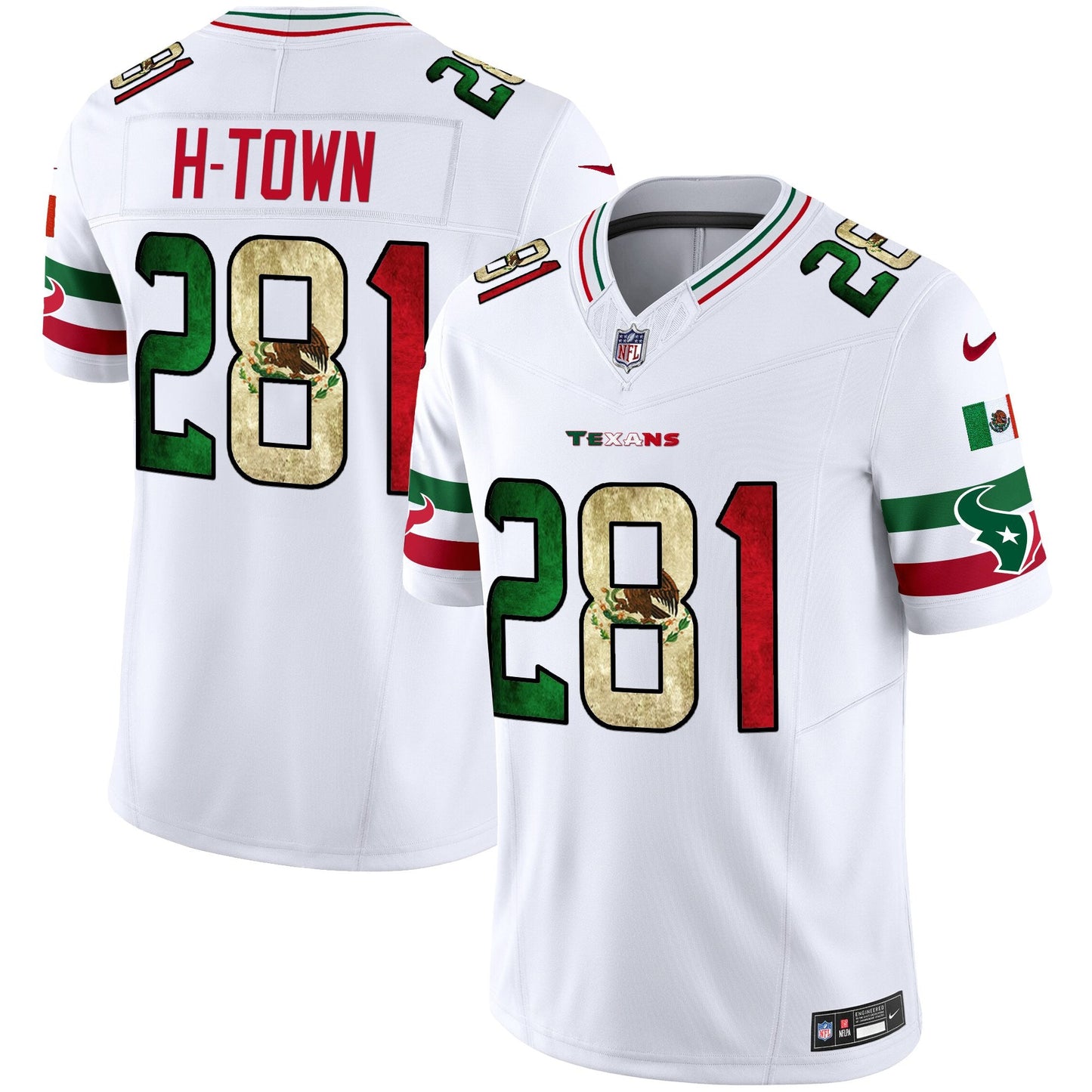 Men's Houston Texans 2025 Mexico Vapor Limited Jersey - All Stitched