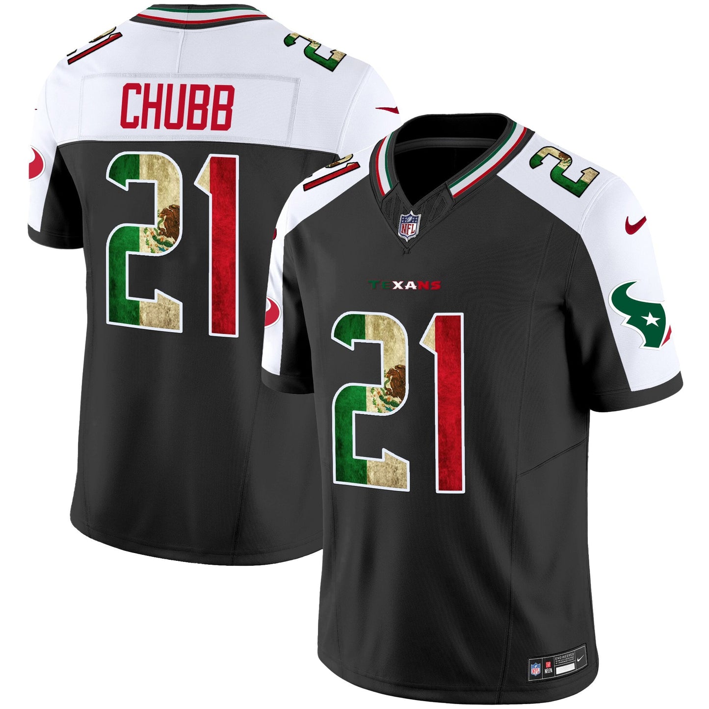 Men's Houston Texans 2025 Mexico Vapor Limited Jersey - All Stitched