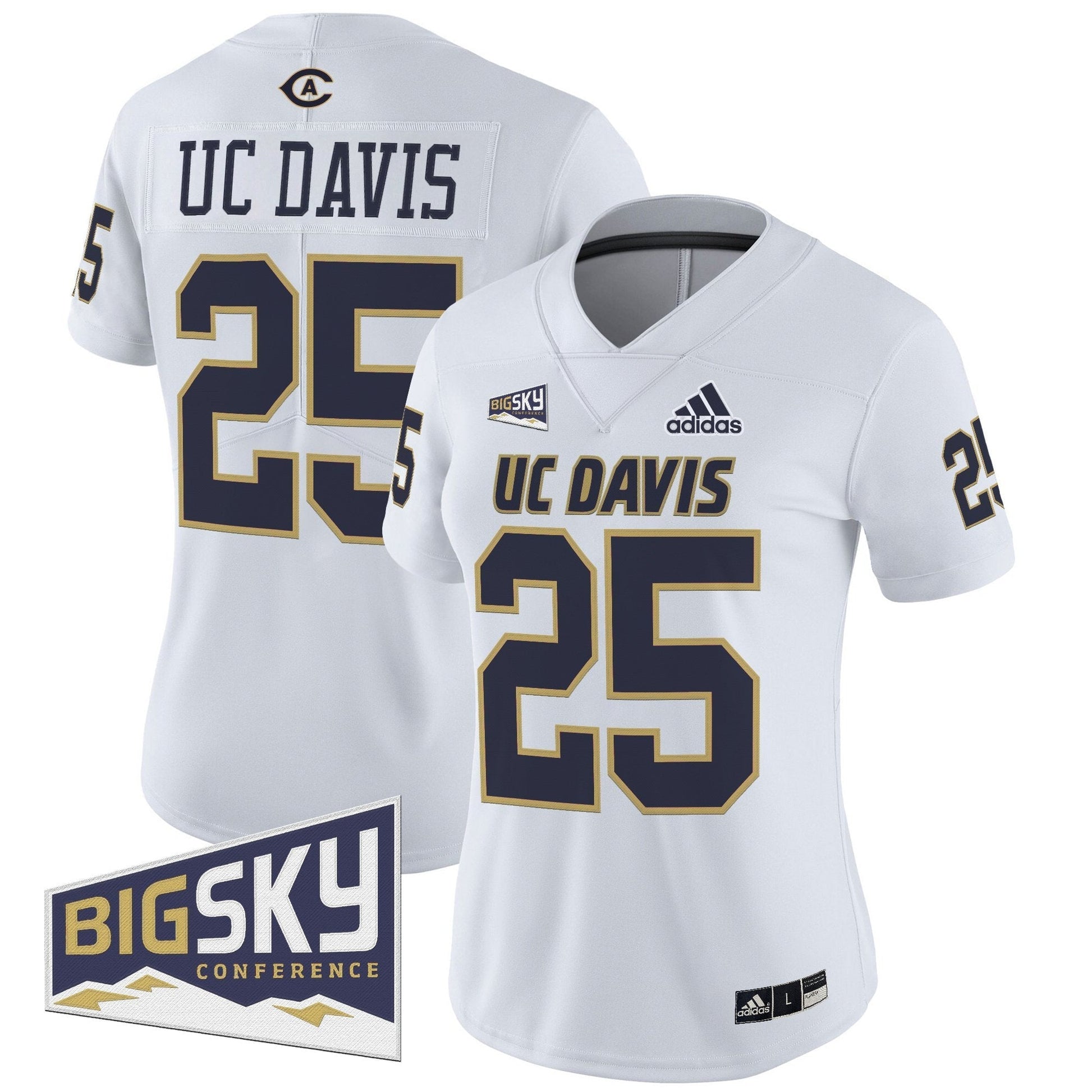 Women's UC Davis Aggies 2025 'Lake Tahoe Patch' Vapor Limited Jersey - All Stitched
