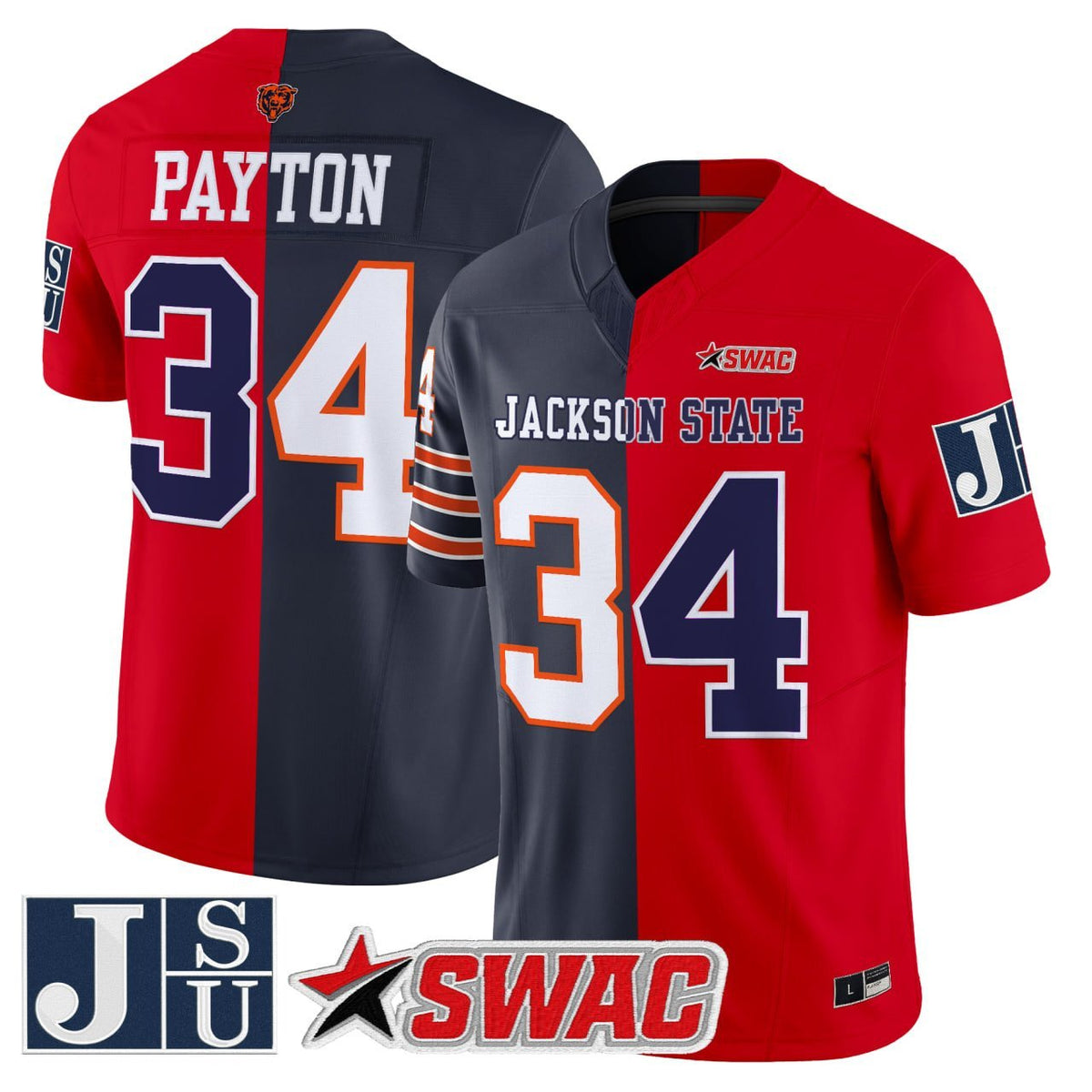 Walter Payton Split Vapor Limited Jersey - All Stitched
