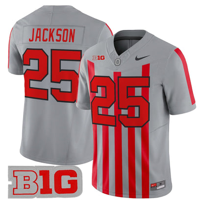 Men's Ohio State Buckeyes Throwback Vapor Limited Jersey - All Stitched