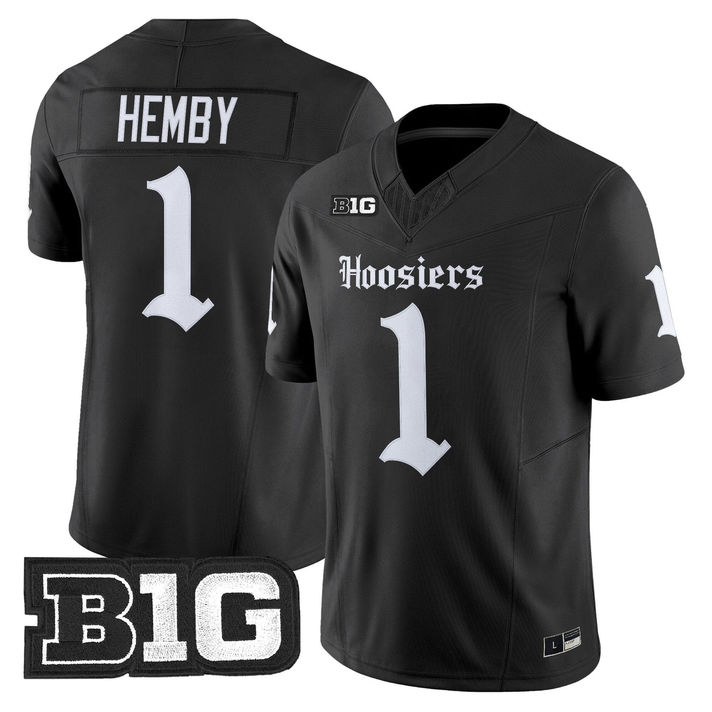Men's Indiana Hoosiers 'Gothic Edition' Vapor Limited Jersey - All Stitched