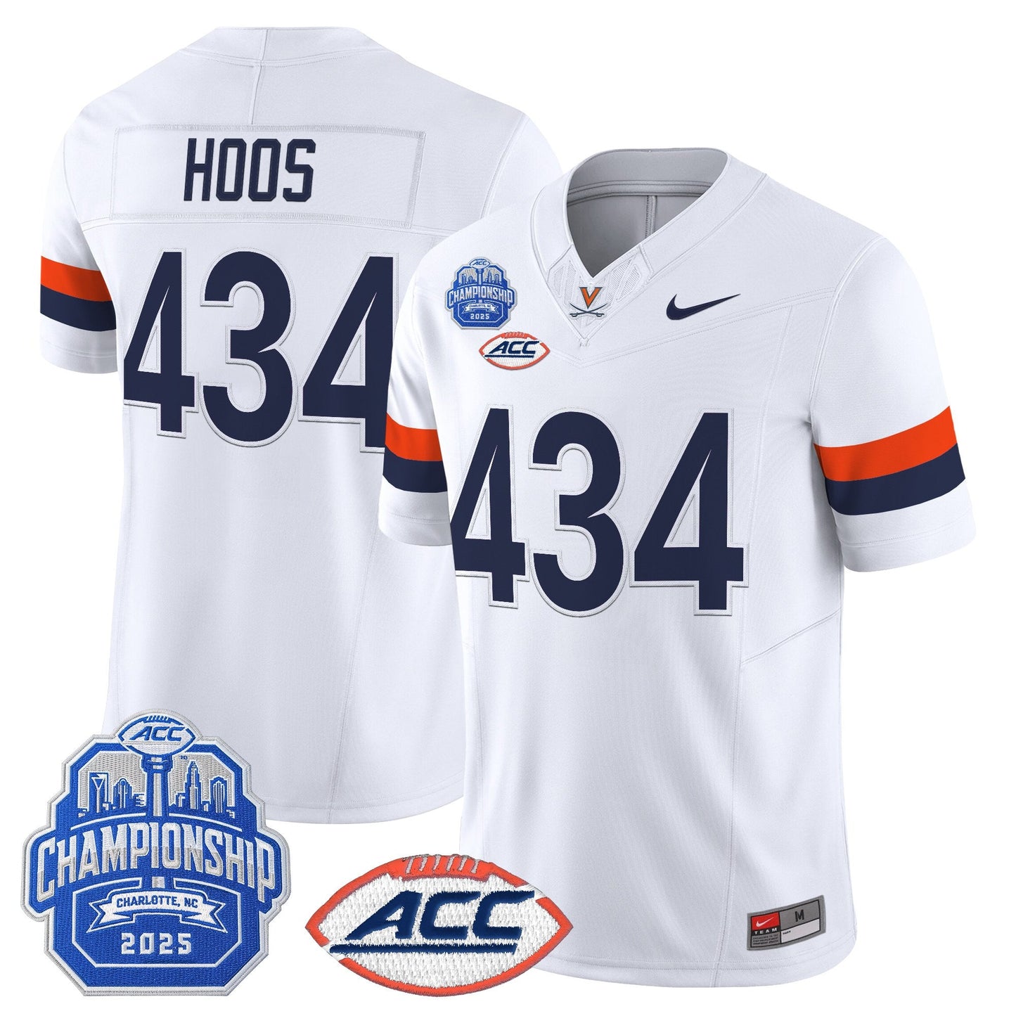 Men's Virginia Cavaliers 2025 ACC Championship Vapor Limited Jersey - All Stitched