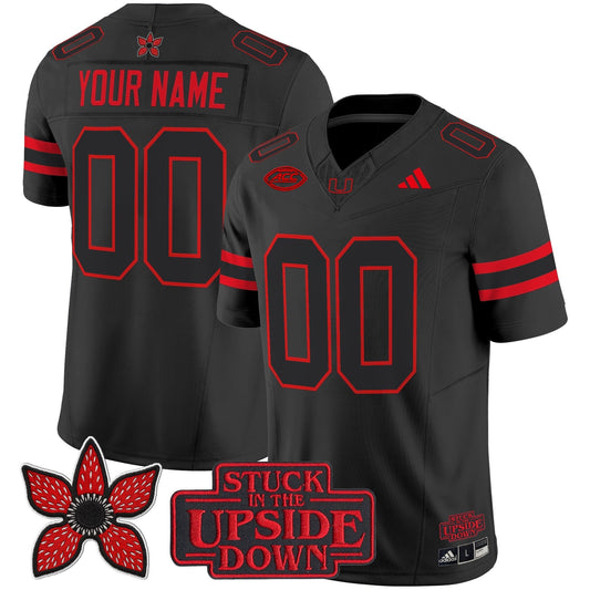Miami Hurricanes 'Stranger Things Edition' Vapor Limited Custom Jersey - All Stitched