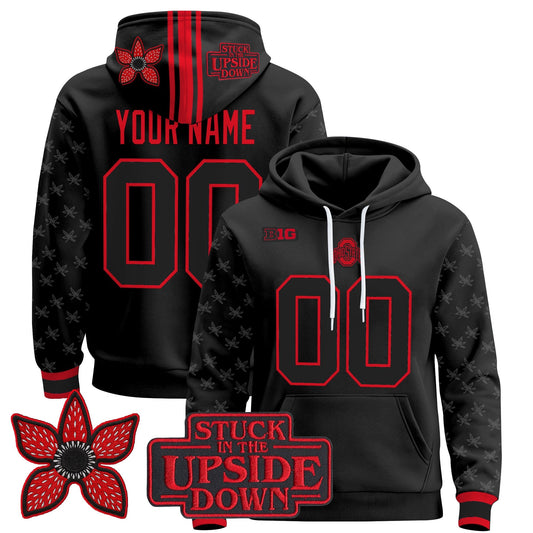 Ohio State Buckeyes 'Stranger Things Edition' Premium Custom Pullover Hoodie - All Stitched