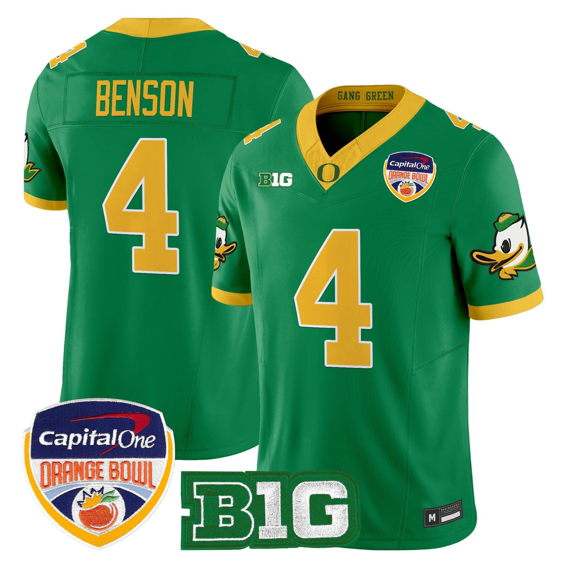 Oregon Ducks 2026 Orange Bowl Vapor Limited Jersey - All Stitched