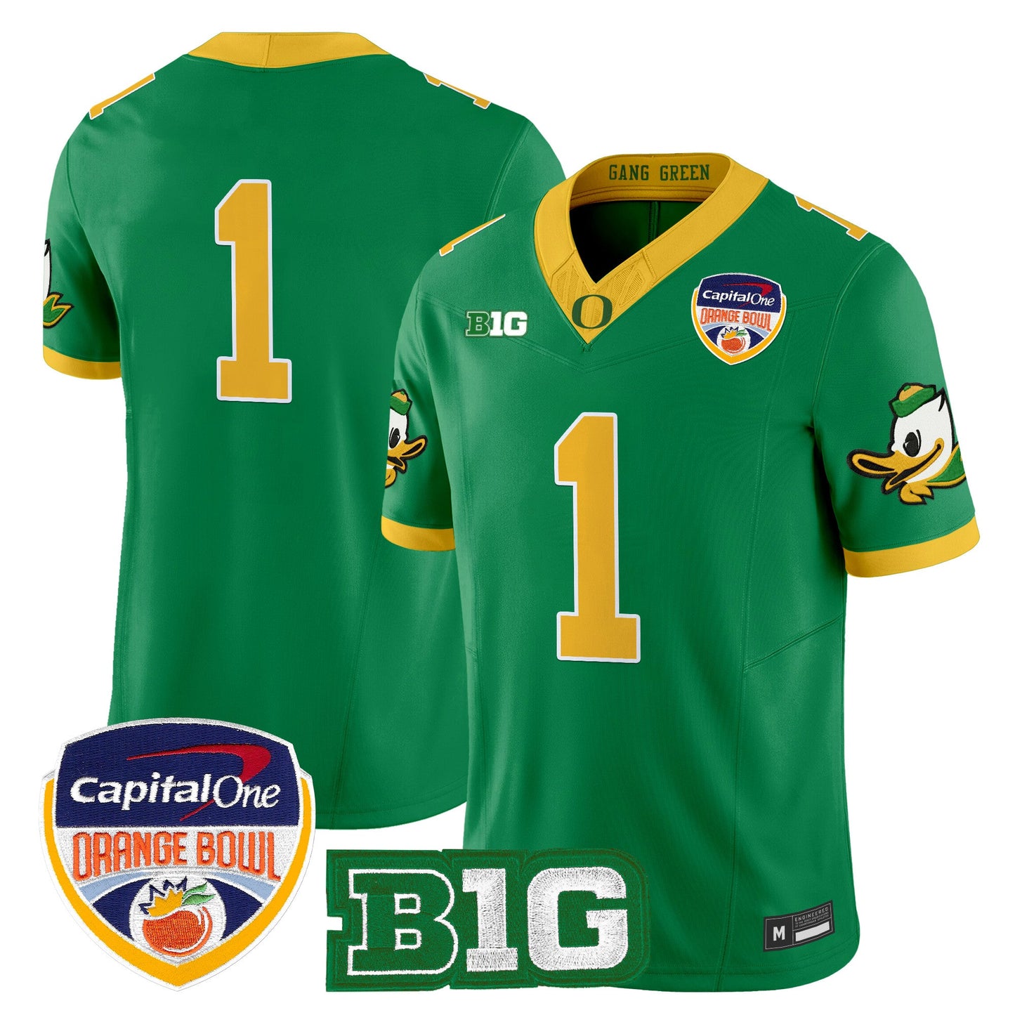 Oregon Ducks 2026 Orange Bowl Vapor Limited Jersey - All Stitched
