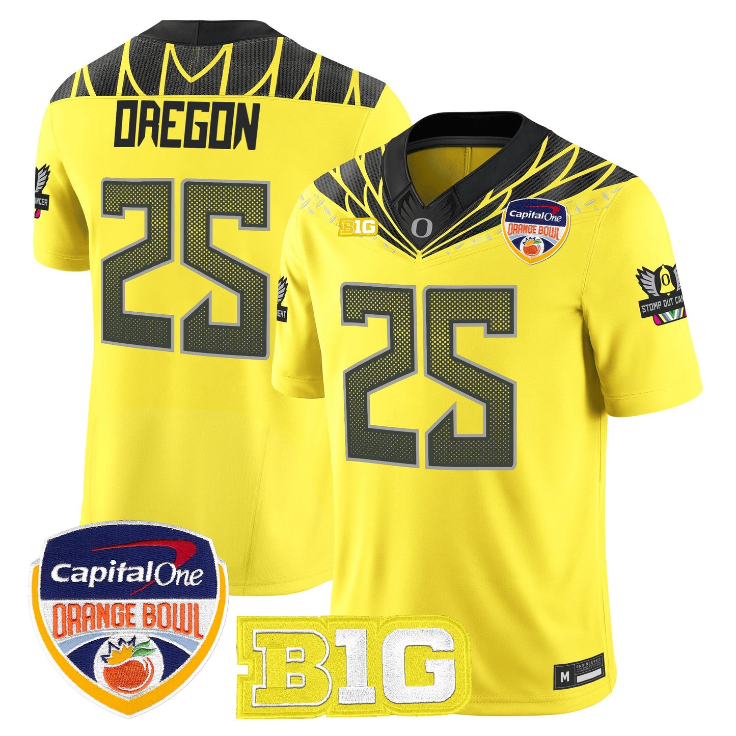 Oregon Ducks 2026 Orange Bowl Vapor Limited Jersey - All Stitched