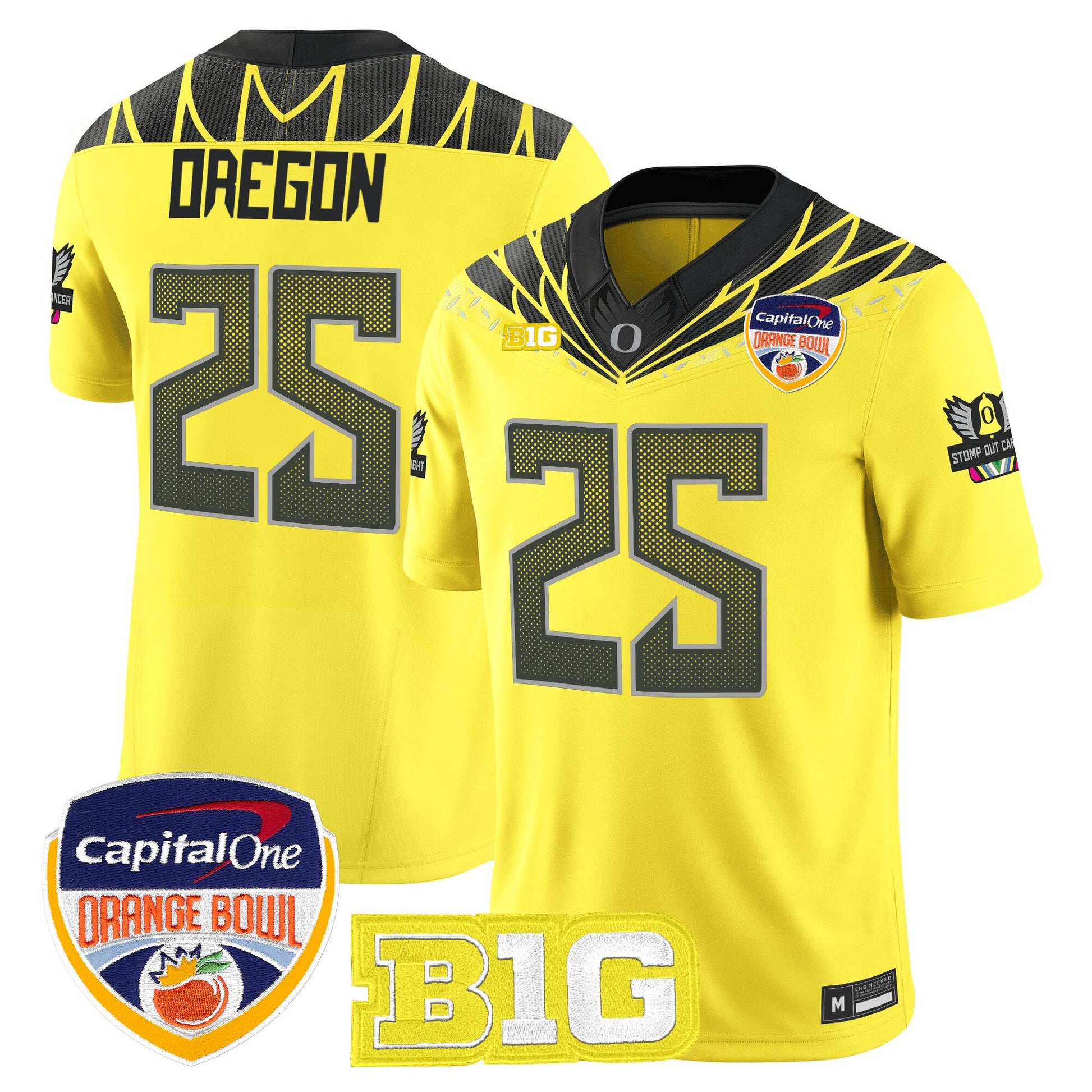 Oregon Ducks 2026 Orange Bowl Vapor Limited Jersey - All Stitched