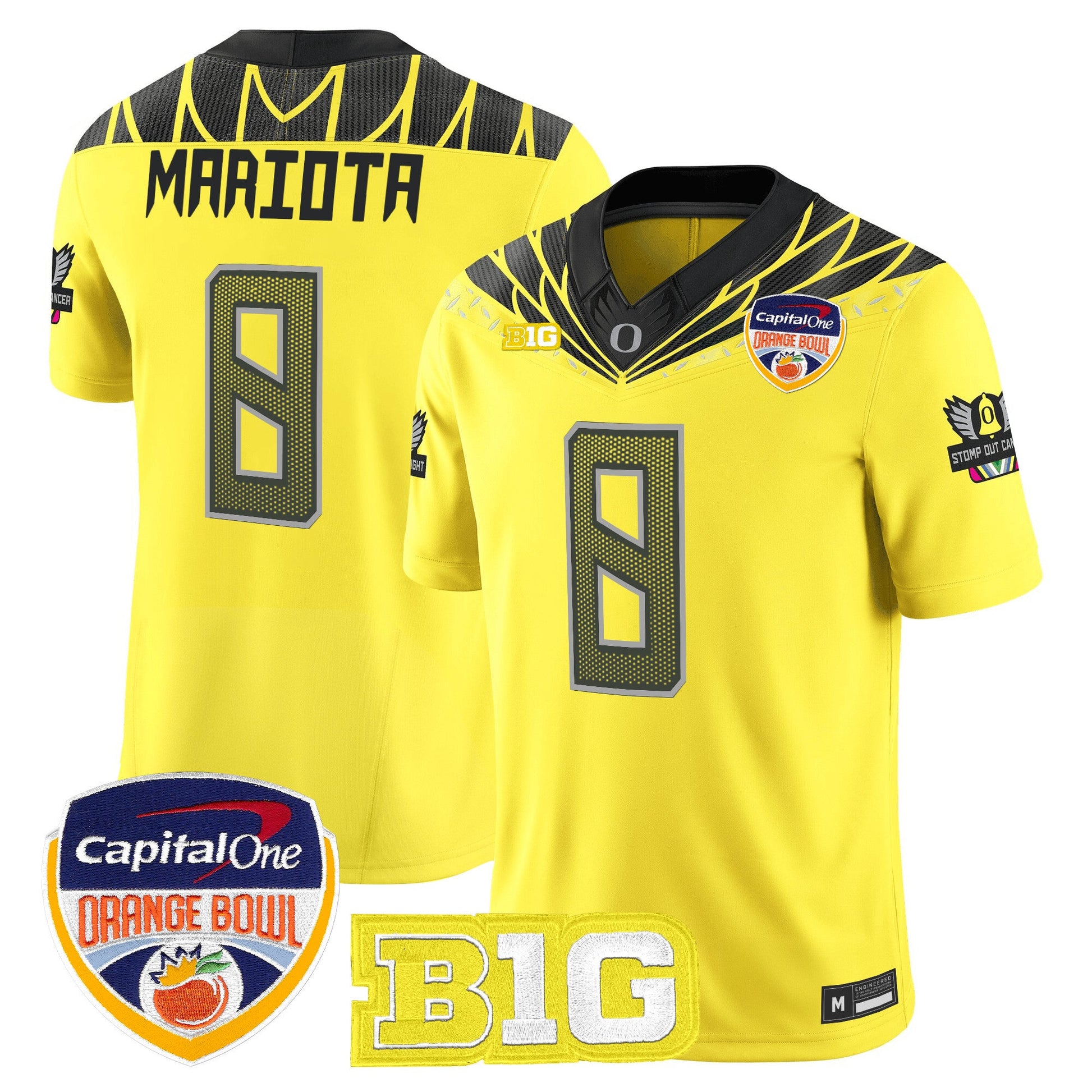 Oregon Ducks 2026 Orange Bowl Vapor Limited Jersey - All Stitched