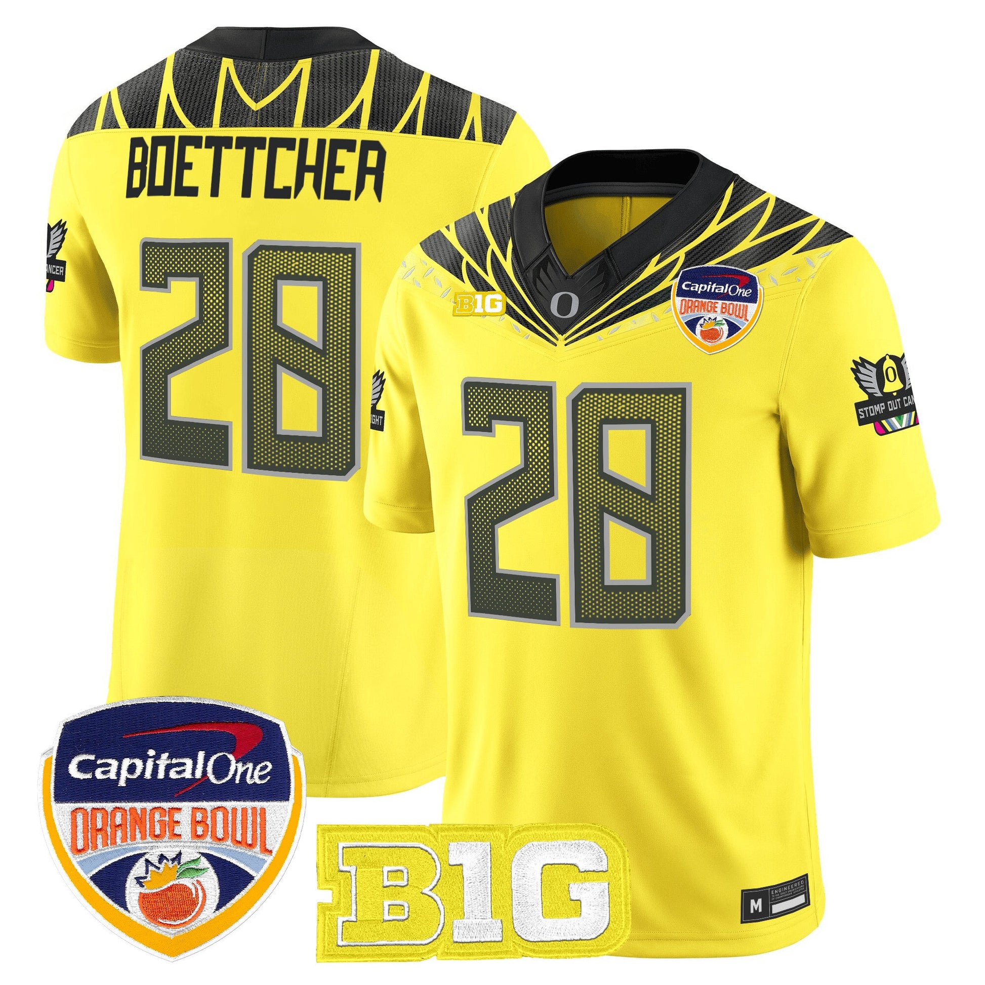 Oregon Ducks 2026 Orange Bowl Vapor Limited Jersey - All Stitched