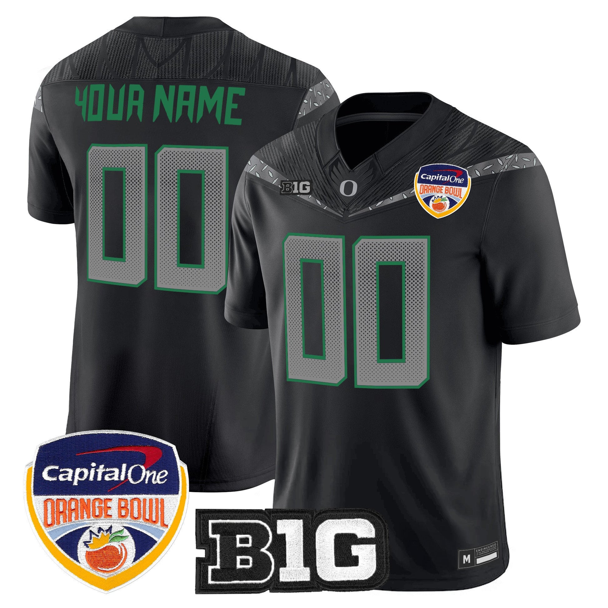 Oregon Ducks 2026 Orange Bowl Vapor Limited Custom Jersey - All Stitched