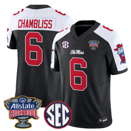 Ole Miss Rebels 2026 Sugar Bowl Vapor Limited Jersey - All Stitched
